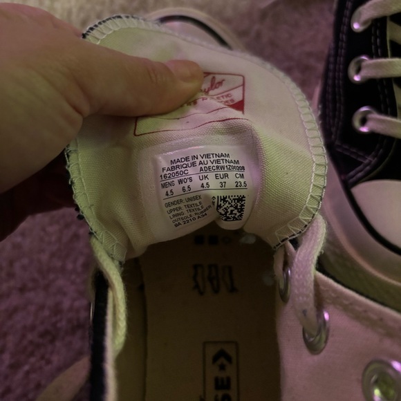 70s retro Converse Black High-Top Sneakers - Picture 5 of 6